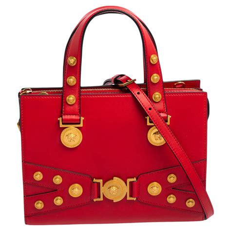 versace red zip purse|versace red bag.